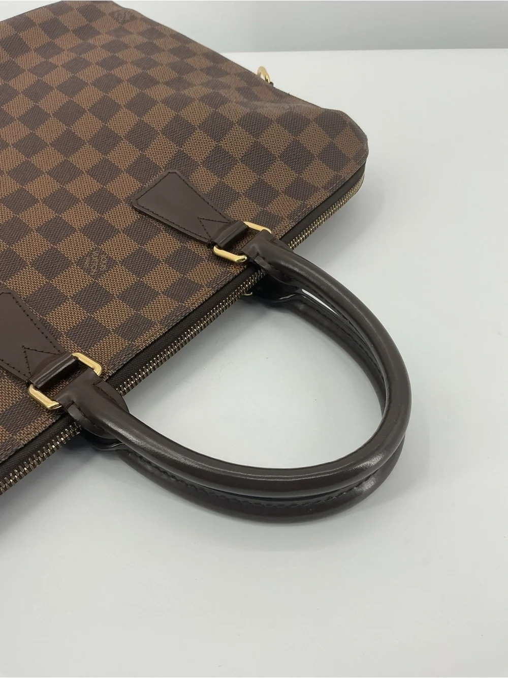 Louis Vuitton Porte-Documents Voyage PM Damier Ebene Briefcase Bag COA